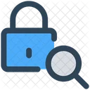 Security Lock Search Icon