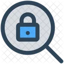 Security Lock Search Icon