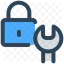 Security Lock Wrench Icon