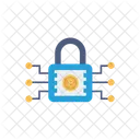 Lock Bitcoin Padlock Icon