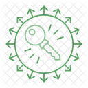 Lock Key Protect Icon