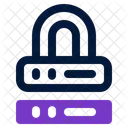 Lock Server Network Icon