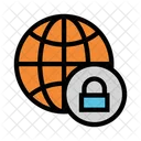 Lock World Secure Icon