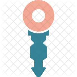 Lock Key  Icon