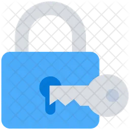 Lock Key  Icon