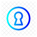 Lock Keyhole Circle Security Protection Icon