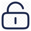 Lock Keyhole Minimalistic Unlocked  Icon