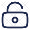 Lock Keyhole Unlocked  Icon