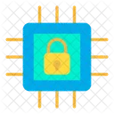 Lock Microchip Processor Icon