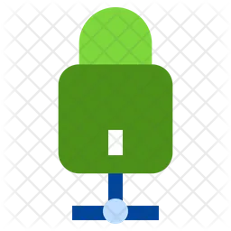 Lock Network  Icon
