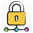 Lock Network Protection Connection Icon