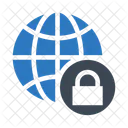 Lock World Secure Icon