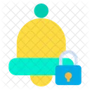 Bell Alarm Lock Notification Icon