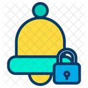 Bell Alarm Lock Notification Icon
