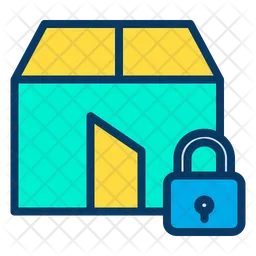 Lock Parcel  Icon