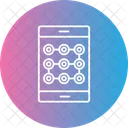 Lock Pattern Security Protection Icon