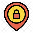 Final Placeholder Lock Place Final Location Icon
