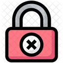 Lock Risk Insecure Icon