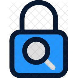 Lock search  Icon