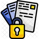 Lock Sheet Files And Folders Padlock Icon