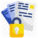 Lock Sheet Files And Folders Padlock Icon