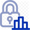 Lock Statistics Lock Security Icon