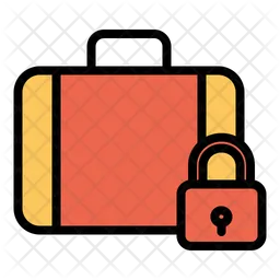 Lock Suitcase  Icon