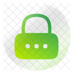 Lock Text  Icon