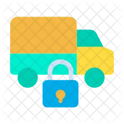 Lock Truck  Icon