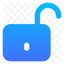 Lock Unlocked Insecure Data Data Access Icône