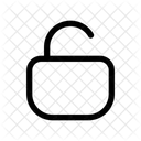 Lock Unlocked Safety Cyber Security Icon