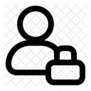 Lock User Restricted Private Icon