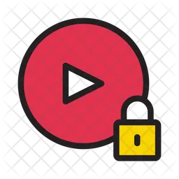 Lock Video  Icon