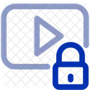 Lock Video Lock Security Icon