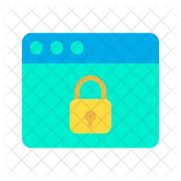 Lock Web  Icon