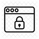 Lock Web  Icon