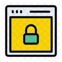 Webpage Browser Security Icon