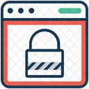 Padlock Block Security Icon