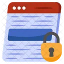 Web Access Lock Website Secure Website Icon