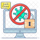Coronavirus Lockdown Lockdown Corona Protection Icon