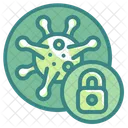 Lockdown Lock Virus Icon