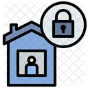 Lockdown Quarantine Home Icon