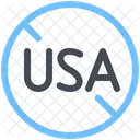 Ausgangssperre In Den USA USA Ausgangssperre Symbol