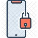 Locked Phone Password Icon