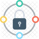 Locked Network Security Padlock Icon