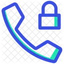 Locked Telephone Phone Icon