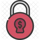 Locked Padlock Money Icon
