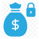 Locked Finance Money Bag Icon