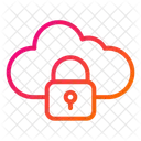 Locked Cloud Lock Security Icon