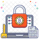 Locked Bitcoin  Icon